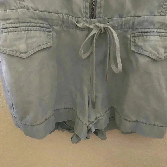 True Religion Y2K Indigo Utility Sleeveless Romper In Indigo Wash Size XS - Picture 5 of 8